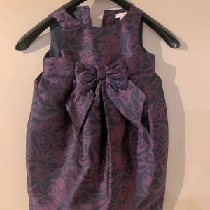 Janie and Jack size 5 Purple and navy dress